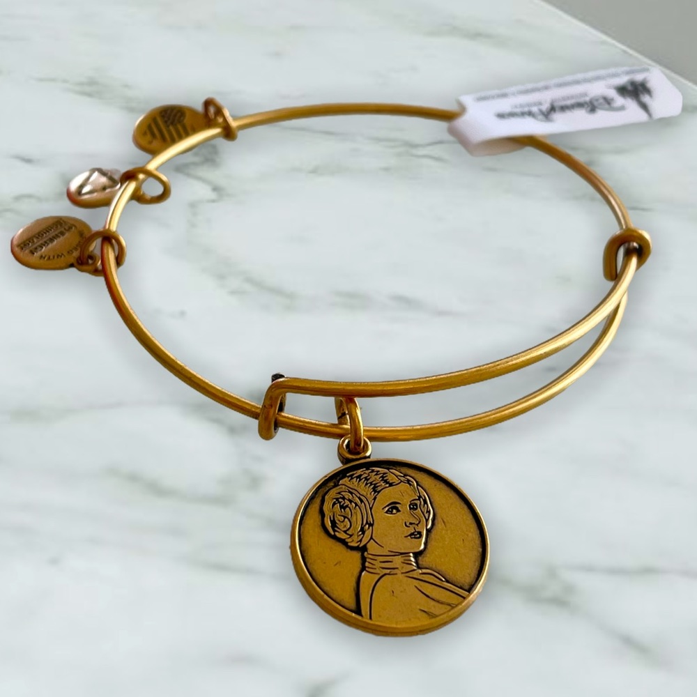 Alex and Ani Gold Princess Leia Star Wars Bracelet